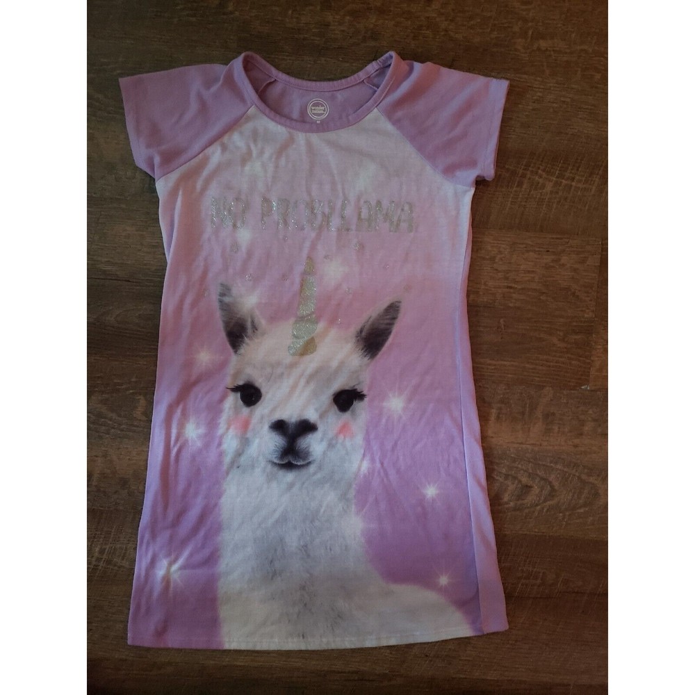 No Probllama Girls 7/8 Nightgown Nightie